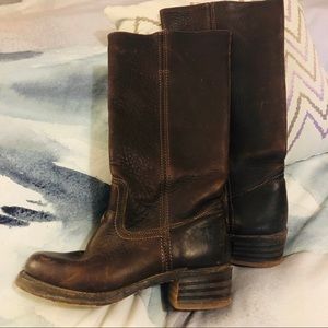 Brown size 6.5 tall Frye boots